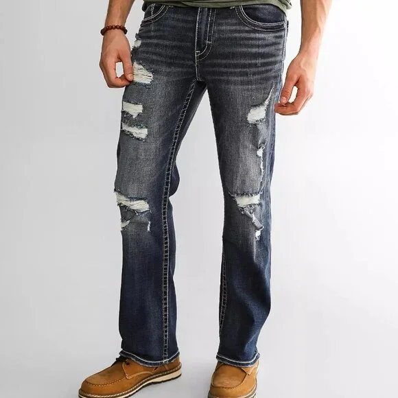 BKE Jake Boot Stretch Jean: 33x32 - Picture 6 of 11